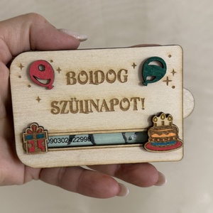 Ajándékkártya átadó dobozka - otthon & életmód - papír, írószer - ajándékozás kellékei - ajándékkísérő - Meska.hu