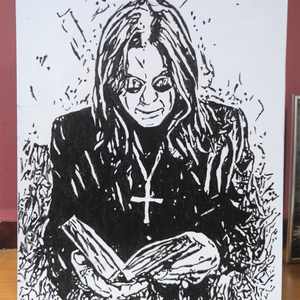 Kézzel festett rajongói festmények - művészet - festmény - akril - Meska.hu