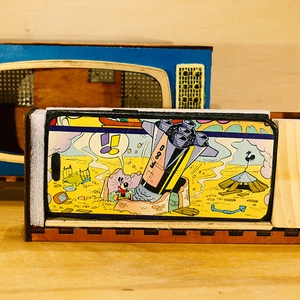 Kékes TV telefontartó / Mini TV - táska & tok - pénztárca & más tok - telefontok - Meska.hu