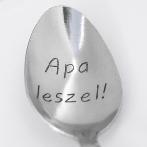 Apa leszel! kanál - otthon & életmód - konyhafelszerelés, tálalás - tálalás - kanál & villa - Meska.hu