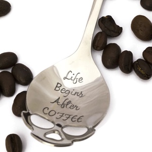 Life Begins After Coffee - otthon & lakás - konyhafelszerelés, tálalás - Meska.hu