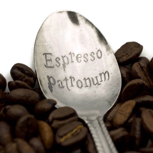 Espresso Patronum kiskanál - otthon & életmód - konyhafelszerelés, tálalás - tálalás - kanál & villa - Meska.hu
