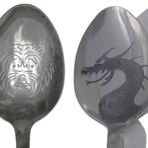 Espresso Patronum kiskanál - otthon & életmód - konyhafelszerelés, tálalás - tálalás - kanál & villa - Meska.hu
