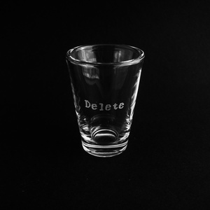 Delete - ez mindent töröl - otthon & életmód - konyhafelszerelés, tálalás - tálalás - pálinkás poharak, szettek - Meska.hu