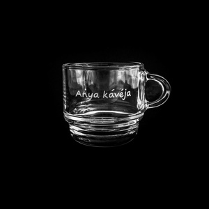 Anya kávéja, Otthon & Életmód, Konyhafelszerelés, tálalás, Tálalás, Pálinkás poharak, szettek, Gravírozás, pirográfia, MESKA
