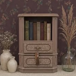 Belle Maison vintage kisszekrény, Otthon & Életmód, Bútor, Komód, Festett tárgyak, MESKA