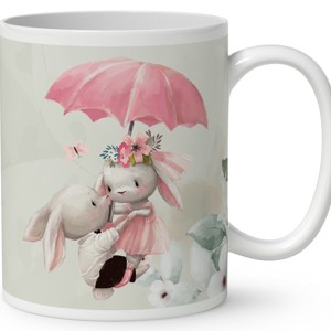 Kérd a neveddel Nyuszis - Repülj velem! mintás bögre - otthon & életmód - konyhafelszerelés, tálalás - tálalás - bögre & csésze - Meska.hu