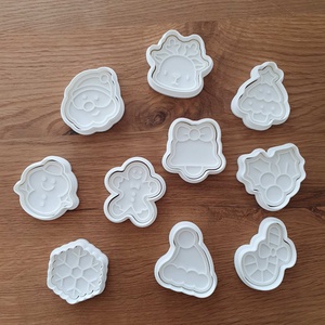 Karácsonyi mini sütikiszúró kollekció  3D nyomtatott formák (56 cm) - Meska.hu