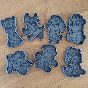 Paw Patrol / Mancs Őrjárat sütikiszúró szett � 3D cookie cutter - otthon & életmód - konyhafelszerelés, tálalás - sütés, főzés - sütikiszúró - Meska.hu