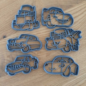 Verdák / Cars 3D sütikiszúró szett � McQueen, Matuka, Cruz, Hudson, 6 darabos, Otthon & Életmód, Konyhafelszerelés, tálalás, Sütés, főzés, Sütikiszúró, , MESKA