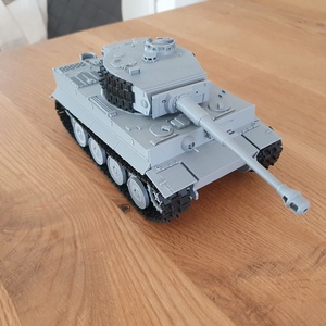 II. világháborús Tigris német nehéz harckocsi � 1:35 arányú 3D nyomtatott modell, Művészet, Makett, modell, , MESKA