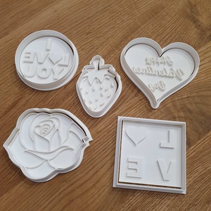Valentin napi sütikiszúró szett � romantikus kekszformák, Otthon & Életmód, Konyhafelszerelés, tálalás, Sütés, főzés, Sütikiszúró, , MESKA