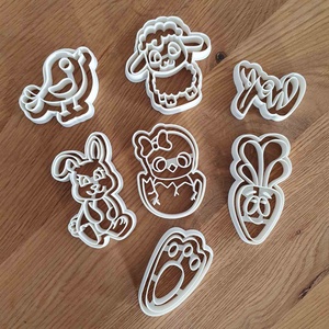 Húsvéti sütikiszúró szett � nyuszi, csibe és répa formák, 3D nyomtatott, Otthon & Életmód, Konyhafelszerelés, tálalás, Sütés, főzés, Sütikiszúró, , MESKA