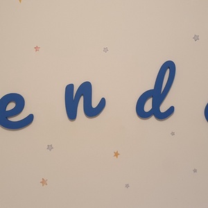 Egyedi név faldekor � modern 3D betűk, több méretben, stílusban és színben - otthon & életmód - dekoráció - fali és függő dekoráció - betű & név - Meska.hu