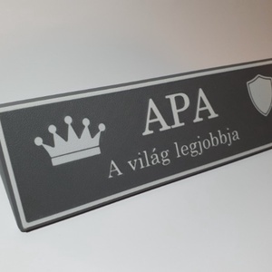 Apa Szuperhős dekor névtábla � egyedi ajándék apáknak - otthon & életmód - ház & kert - névtábla - Meska.hu