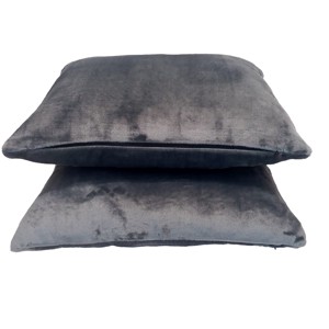 Puha Fleece kispárnahuzat grafitszürke  - otthon & életmód - lakástextil - párna & párnahuzat - Meska.hu