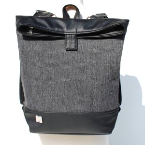 SuziartBag Fekete-szürke hátizsák - táska & tok - kézitáska & válltáska - válltáska - Meska.hu