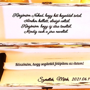 Örömapa ajándék kalapács  - esküvő - emlék & ajándék - szülőköszöntő ajándék - Meska.hu