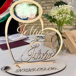 Lakatceremónia, Esküvő, Emlék & Ajándék, Nászajándék, Ceremónia szett, Famegmunkálás, MESKA