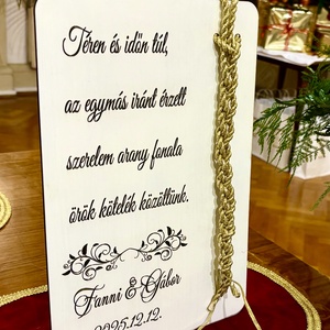 Kötél ceremónia , Esküvő, Emlék & Ajándék, Nászajándék, Ceremónia szett, Famegmunkálás, MESKA