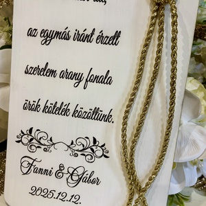 Kötél ceremónia  - esküvő - emlék & ajándék - nászajándék - ceremónia szett - Meska.hu