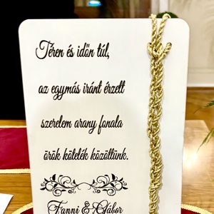 Kötél ceremónia  - esküvő - emlék & ajándék - nászajándék - ceremónia szett - Meska.hu