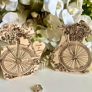 Lakatceremónia (kerékpáros) - esküvő - emlék & ajándék - nászajándék - ceremónia szett - Meska.hu