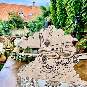 Lakatceremónia az utazás szerelmeseinek, Esküvő, Emlék & Ajándék, Nászajándék, Ceremónia szett, Famegmunkálás, MESKA