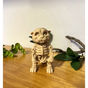3D nyomtatott csont Hód, Otthon & Életmód, Dekoráció, Dekoratív figurák és szobrok, Mindenmás, MESKA