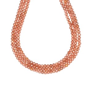 Cirkon fazettált púder golyó 3mm  ékszerkészítő alapanyag (füzér), Kellékek & szerszámok, Ásvány alapanyag, Ásványfüzér, , MESKA