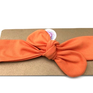 Narancssárga színű rugalmas pamut fejpánt / hajpánt - ruha & divat - hajdísz & hajcsat - hajráf & hajpánt - Meska.hu