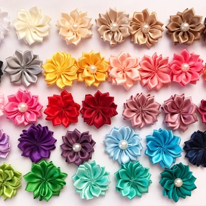 Rózsaszín virágos puha rugalmas hajpánt, fejpánt - ruha & divat - hajdísz & hajcsat - hajráf & hajpánt - Meska.hu