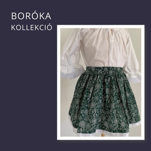 Népi jellegű lányka szoknya-Boróka extra kollekció, Ruha & Divat, Babaruha & Gyerekruha, Szoknya, Varrás, Ribiszke műhelyben készülő szoknyák keresik aprólábú táncosait.
Viseleteink méretre készülnek a meg..., MESKA