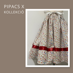 Népi jellegű gyermek szoknya- Pipacs X kollekció - Meska.hu