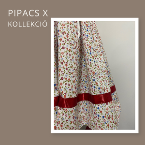 Népi jellegű gyermek szoknya- Pipacs X kollekció - ruha & divat - babaruha & gyerekruha - szoknya - Meska.hu