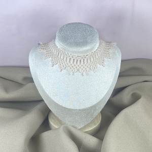 KÉSZLETEN- Gyöngynyaklánc, Ékszer, Nyaklánc, Gyöngyös nyaklánc, Gyöngyfűzés, gyöngyhímzés, MESKA