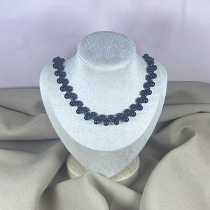 KÉSZLETEN- Gyöngynyaklánc, Ékszer, Nyaklánc, Gyöngyös nyaklánc, Gyöngyfűzés, gyöngyhímzés, MESKA