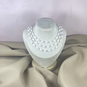 KÉSZLETEN- Gyöngysor, Ékszer, Nyaklánc, Gyöngyös nyaklánc, Gyöngyfűzés, gyöngyhímzés, MESKA