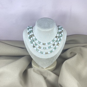 KÉSZLETEN- Gyöngysor, Ékszer, Nyaklánc, Gyöngyös nyaklánc, Gyöngyfűzés, gyöngyhímzés, MESKA