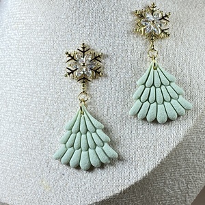 Pasztell karácsony - fenyőfa - ékszer - ékszerszett - Meska.hu