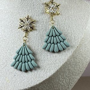 Pasztell karácsony - fenyőfa - ékszer - ékszerszett - Meska.hu