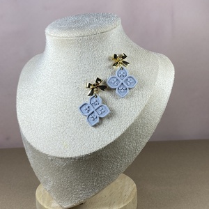 Pasztell karácsony fülbevaló - Meska.hu