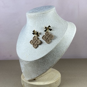 Pasztell karácsony fülbevaló - Meska.hu