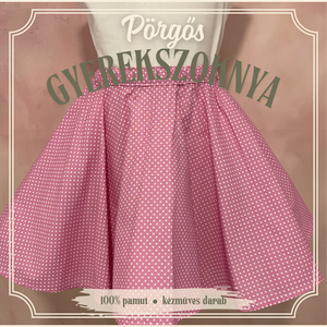 Extra pörgős körloknis gyerekszoknya több méretben - KÉSZLETEN, Ruha & Divat, Gyerekruha, Szoknya, Varrás, MESKA
