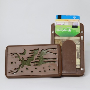 Epoxy gyantával diszitett irattartó - táska & tok - pénztárca & más tok - kártyatartó & irattartó - Meska.hu