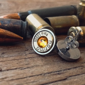 9mm Bedugós Fülbevaló - Napsárga - Meska.hu
