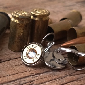 9mm Francia Kapcsos Fülbevaló - Pezsgő - ékszer - fülbevaló - fülékszer - Meska.hu