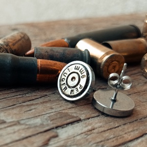 9mm Bedugós Fülbevaló, Ékszer, Fülbevaló, Pötty fülbevaló, Ötvös, Fémmegmunkálás, MESKA