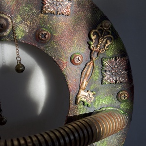 Steampunk varjú kopogtató  - otthon & életmód - dekoráció - ajtó- és ablak dekoráció - ajtódísz & kopogtató - Meska.hu