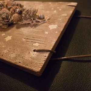 Karácsonyi - téli ajtódísz - karácsony - karácsonyi lakásdekoráció - karácsonyi ajtódíszek - Meska.hu